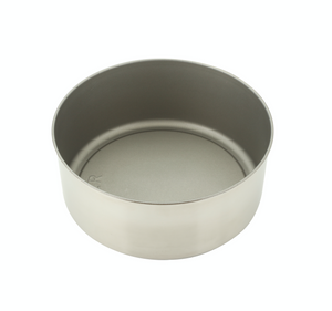 BOWL ONLY : TITANIUM : 1 GALLON :  Add A Food Bowl to Match Your Dripless Water Bowl