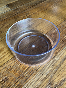 BOWL ONLY : Tritan PLASTIC : 1.25 QUARTS :  Add A Food Bowl to Match Your XSM Small Breeds Dripless Water Bowl